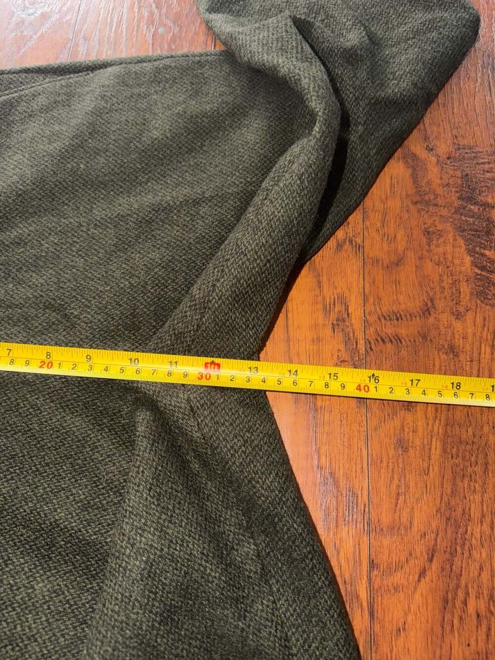 J.Crew Bowery Slim-fit Pant Size 33x32 Green Wool Blend - Picture 4 of 9